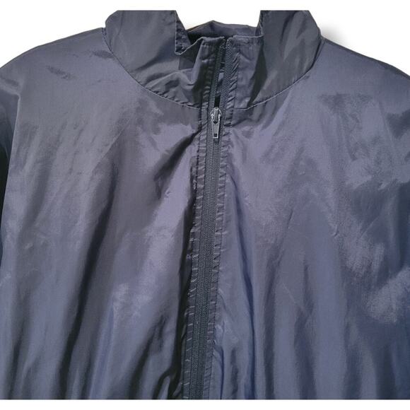 Forever 21 men's blue green colorblock zip-up Windbreaker jacket - xl - Picture 4 of 8